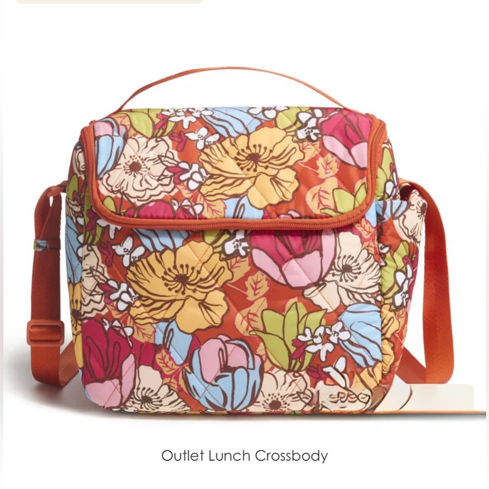 Vera Bradley Lunch Crossbody in Midday Garden